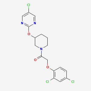 1-(3-((5-Chloropyrimidin-2-yl)oxy)piperidin-1-yl)-2-(2,4-dichlorophenoxy)ethanone