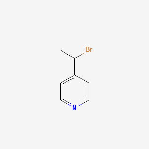 molecular formula C7H8BrN B2678753 4-(1-Bromoethyl)pyridine CAS No. 754218-81-0