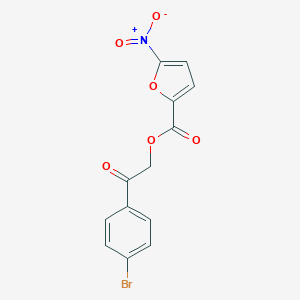 molecular formula C13H8BrNO6 B267876 2-(4-Bromophenyl)-2-oxoethyl 5-nitro-2-furoate 