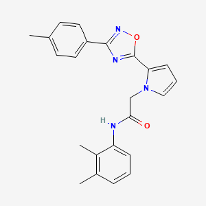 N-(2,3-dimethylphenyl)-2-{2-[3-(4-methylphenyl)-1,2,4-oxadiazol-5-yl]-1H-pyrrol-1-yl}acetamide