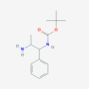 Tert-butyl N-(2-amino-1-phenylpropyl)carbamate