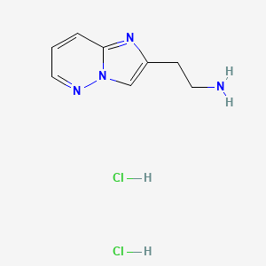 2-{Imidazo[1,2-b]pyridazin-2-yl}ethan-1-amine dihydrochloride