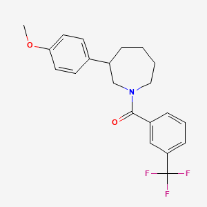 (3-(4-Methoxyphenyl)azepan-1-yl)(3-(trifluoromethyl)phenyl)methanone