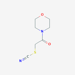 molecular formula C7H10N2O2S B267881 (2-Morpholin-4-yl-2-oxoethyl) thiocyanate 