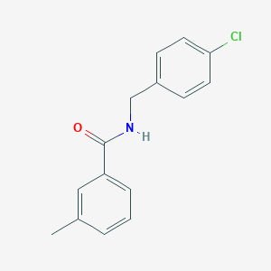 molecular formula C15H14ClNO B267885 N-(4-chlorobenzyl)-3-methylbenzamide 