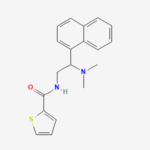 N-(2-(dimethylamino)-2-(naphthalen-1-yl)ethyl)thiophene-2-carboxamide