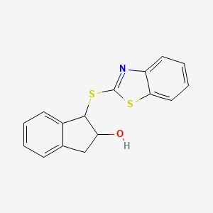 1-(1,3-Benzothiazol-2-ylsulfanyl)-2-indanol