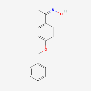 molecular formula C15H15NO2 B2678931 4'-Benzyloxyacetophenone oxime CAS No. 75408-90-1