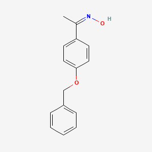 molecular formula C15H15NO2 B2678931 4'-苄氧基苯乙酮肟 CAS No. 75408-90-1