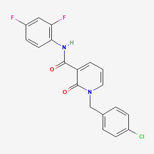 1-(4-chlorobenzyl)-N-(2,4-difluorophenyl)-2-oxo-1,2-dihydropyridine-3-carboxamide