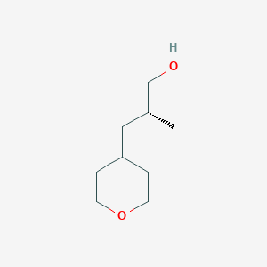 (2R)-2-Methyl-3-(oxan-4-yl)propan-1-ol