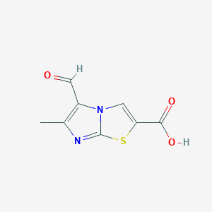 5-Formyl-6-methylimidazo[2,1-b][1,3]thiazole-2-carboxylic acid