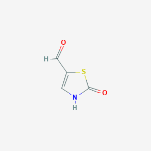 molecular formula C4H3NO2S B2679043 2-羟基-1,3-噻唑-5-甲醛 CAS No. 1489487-02-6