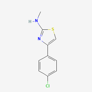 4-(4-chlorophenyl)-N-methyl-1,3-thiazol-2-amine
