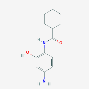 N-(4-amino-2-hydroxyphenyl)cyclohexanecarboxamide