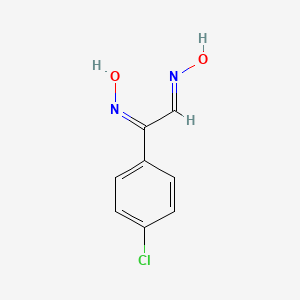 (1E,2Z)-(4-Chlorophenyl)(hydroxyimino)ethanal oxime