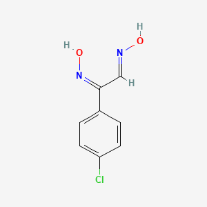 molecular formula C8H7ClN2O2 B2679084 (1E,2Z)-(4-Chlorophenyl)(hydroxyimino)ethanal oxime CAS No. 32090-75-8