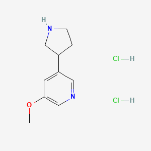 3-Methoxy-5-(pyrrolidin-3-yl)pyridine dihydrochloride