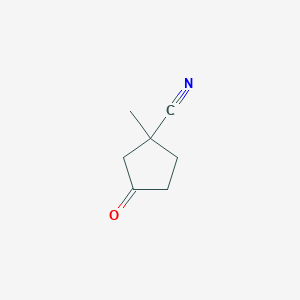 molecular formula C7H9NO B2679147 1-Methyl-3-oxocyclopentanecarbonitrile CAS No. 192433-18-4