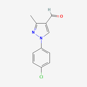 1-(4-chlorophenyl)-3-methyl-1H-pyrazole-4-carbaldehyde