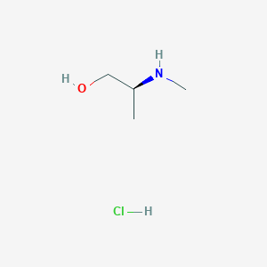 molecular formula C4H12ClNO B2679198 (S)-2-(Methylamino)propan-1-ol hydrochloride CAS No. 40916-61-8