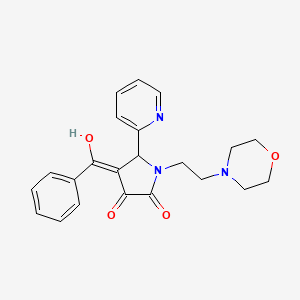 4-benzoyl-3-hydroxy-1-(2-morpholinoethyl)-5-(pyridin-2-yl)-1H-pyrrol-2(5H)-one