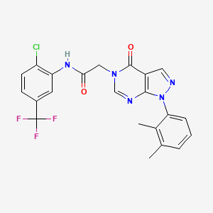 N-(2-chloro-5-(trifluoromethyl)phenyl)-2-(1-(2,3-dimethylphenyl)-4-oxo-1H-pyrazolo[3,4-d]pyrimidin-5(4H)-yl)acetamide