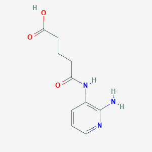 molecular formula C10H13N3O3 B2679232 5-[(2-Aminopyridin-3-yl)amino]-5-oxopentanoic acid CAS No. 697245-64-0