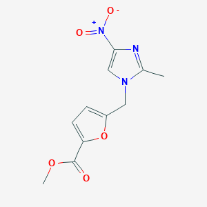 Methyl 5-((2-methyl-4-nitro-1H-imidazol-1-yl)methyl)furan-2-carboxylate