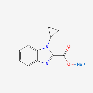 Sodium 1-cyclopropyl-1H-benzo[d]imidazole-2-carboxylate