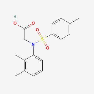 molecular formula C17H19NO4S B2679269 N-(2,3-二甲基苯基)-N-[(4-甲基苯基)磺酰]甘氨酸 CAS No. 535966-63-3