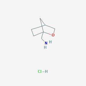 2-Oxabicyclo[2.2.1]heptan-1-ylmethanamine;hydrochloride