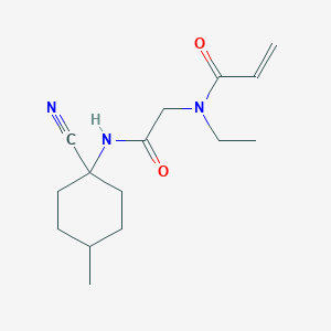 N-[2-[(1-Cyano-4-methylcyclohexyl)amino]-2-oxoethyl]-N-ethylprop-2-enamide