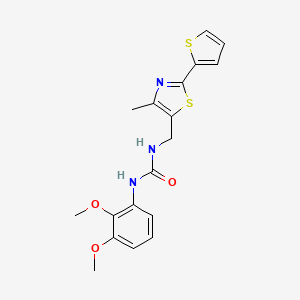1-(2,3-Dimethoxyphenyl)-3-((4-methyl-2-(thiophen-2-yl)thiazol-5-yl)methyl)urea