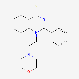 1-(2-morpholinoethyl)-2-phenyl-5,6,7,8-tetrahydroquinazoline-4(1H)-thione