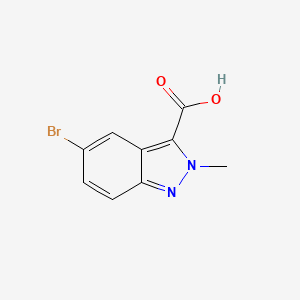 molecular formula C9H7BrN2O2 B2679402 5-Bromo-2-methyl-2h-indazole-3-carboxylic acid CAS No. 1534688-50-0