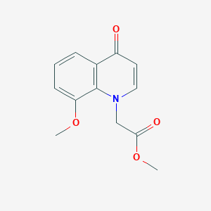 methyl (8-methoxy-4-oxoquinolin-1(4H)-yl)acetate