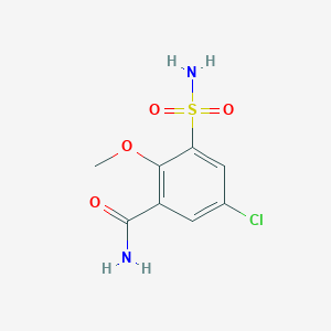 5-Chloro-2-methoxy-3-sulfamoylbenzamide