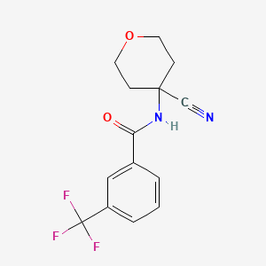 N-(4-Cyanooxan-4-YL)-3-(trifluoromethyl)benzamide