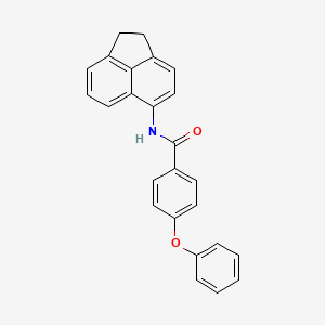 molecular formula C25H19NO2 B2679466 N-(1,2-dihydroacenaphthylen-5-yl)-4-phenoxybenzamide CAS No. 330677-16-2
