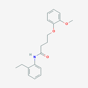 N-(2-ethylphenyl)-4-(2-methoxyphenoxy)butanamide