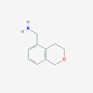 molecular formula C10H13NO B2679469 (3,4-dihydro-1H-2-benzopyran-5-yl)methanamine CAS No. 1511919-87-1