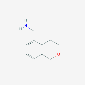 molecular formula C10H13NO B2679469 (3,4-二氢-1H-2-苯并吡喃-5-基)甲胺 CAS No. 1511919-87-1