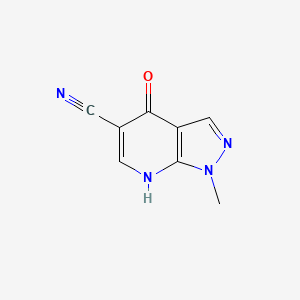 4-Hydroxy-1-methyl-1h-pyrazolo[3,4-b]pyridine-5-carbonitrile
