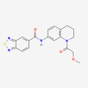 N-(1-(2-methoxyacetyl)-1,2,3,4-tetrahydroquinolin-7-yl)benzo[c][1,2,5]thiadiazole-5-carboxamide