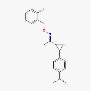 1-[2-(4-isopropylphenyl)cyclopropyl]-1-ethanone O-(2-fluorobenzyl)oxime