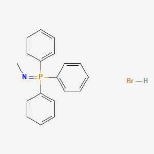 molecular formula C19H19BrNP B2679557 N-(triphenylphosphoranylidene)methanamine hydrobromide CAS No. 85903-79-3