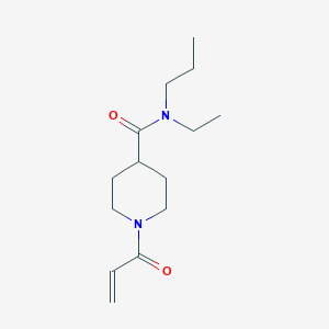 N-Ethyl-1-prop-2-enoyl-N-propylpiperidine-4-carboxamide
