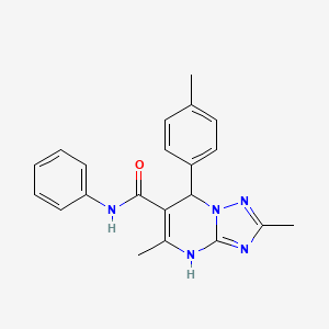 2,5-dimethyl-N-phenyl-7-(p-tolyl)-4,7-dihydro-[1,2,4]triazolo[1,5-a]pyrimidine-6-carboxamide