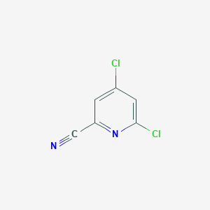 molecular formula C6H2Cl2N2 B2679647 4,6-Dichloropyridine-2-carbonitrile CAS No. 40314-71-4